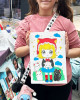 Anime Kız Ressam Seti - 20 x 30 cm Önçizimli Tuval, 2 Adet Fırça, Palet, Boyalar ve Şövale Anime Kız Ressam Seti - 20 x 30 cm Önçizimli Tuval, 2 Adet Fırça, Palet, Boyalar ve Şövale