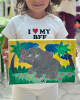 SEVİMLİ FİL Minik Ressam Seti - 20 x 30 cm Önçizimli Tuval, 2 Adet Fırça, Palet ve Boya SEVİMLİ FİL Minik Ressam Seti - 20 x 30 cm Önçizimli Tuval, 2 Adet Fırça, Palet ve Boya