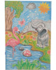 Fil & Flamingo Çocuk Ressam Seti - 20 x 30 cm Tuval, 2 Adet Fırça, Palet, Boyalar ve Şövale Fil & Flamingo Çocuk Ressam Seti - 20 x 30 cm Tuval, 2 Adet Fırça, Palet, Boyalar ve Şövale