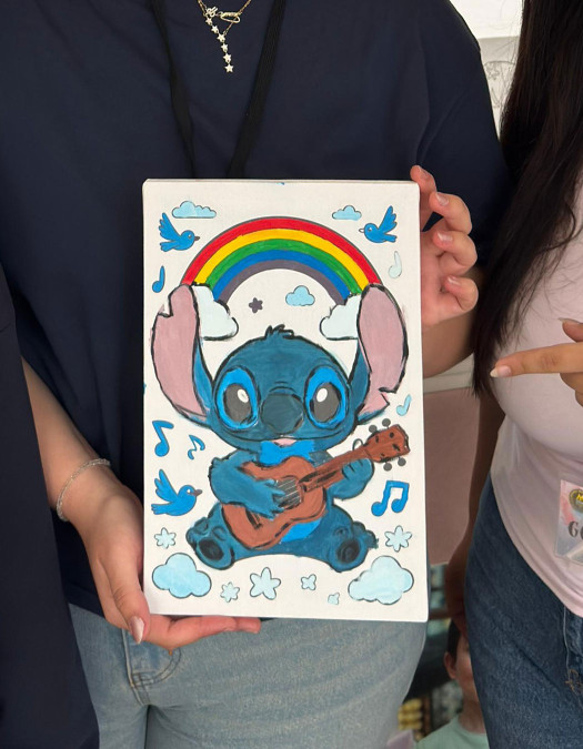 Gitarist Stio Çocuk Ressam Seti - 20 x 30 cm Önçizimli Tuval, 2 Adet Fırça, Palet, Boyalar ve Şövale Gitarist Stio Çocuk Ressam Seti - 20 x 30 cm Önçizimli Tuval, 2 Adet Fırça, Palet, Boyalar ve Şövale