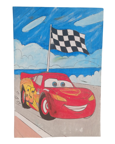 Şimşek Çocuk Ressam Seti - 20 x 30 cm Önçizimli Tuval, 2 Adet Fırça, Palet, Boyalar ve Şövale Şimşek Çocuk Ressam Seti - 20 x 30 cm Önçizimli Tuval, 2 Adet Fırça, Palet, Boyalar ve Şövale