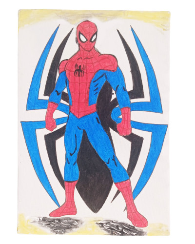 Spider Çocuk Ressam Seti - 20 x 30 cm Önçizimli Tuval, 2 Adet Fırça, Palet, Boyalar ve Şövale Spider Çocuk Ressam Seti - 20 x 30 cm Önçizimli Tuval, 2 Adet Fırça, Palet, Boyalar ve Şövale