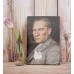 The Great Leader Mustafa Kemal ATATÜRK Portre Dekoratif Dikey Kanvas Tablo