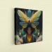 Kelebek ve Genç Kız Sürreal Dekoratif Kanvas Tablo