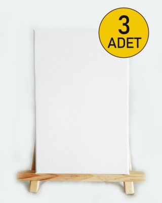 LilaFil Kaliteli Boş Tuval 20 x 30 cm - 3 ADET