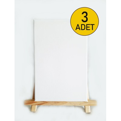 LilaFil Kaliteli Boş Tuval 20 x 30 cm - 3 ADET