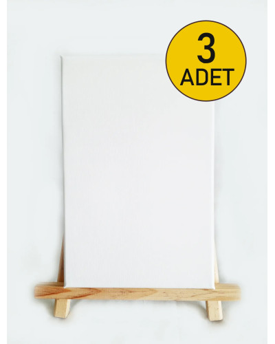 LilaFil Kaliteli Boş Tuval 20 x 30 cm - 3 ADET