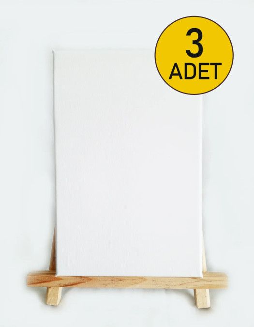 LilaFil Kaliteli Boş Tuval 20 x 30 cm - 3 ADET LilaFil Kaliteli Boş Tuval 20 x 30 cm - 3 ADET