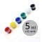 6'lı Tüp Akrilik Boya - 5 ml x 6 Renk  