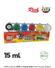 6'lı Sıralı Tüp Akrilik Boya - 15 ml x 6 Renk 6'lı Sıralı Tüp Akrilik Boya - 15 ml x 6 Renk