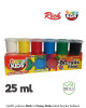 6'lı Sıralı Tüp Akrilik Boya - 25 ml x 6 Renk 6'lı Sıralı Tüp Akrilik Boya - 25 ml x 6 Renk