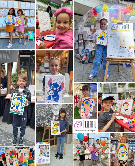 Prensesin Dansı Çocuk Ressam Seti - 20 x 30 cm Önçizimli Tuval, 2 Adet Fırça, Palet, Boyalar ve Şövale